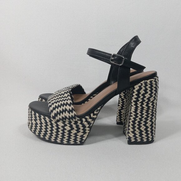 UNIVERSAL THREAD Women's India Platform Heels with Memory Foam Size 7.5 - Picture 4 of 13